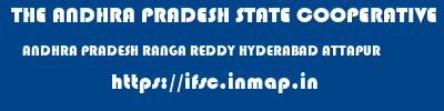 THE ANDHRA PRADESH STATE COOPERATIVE BANK LIMITED  ANDHRA PRADESH RANGA REDDY HYDERABAD ATTAPUR  ifsc code
